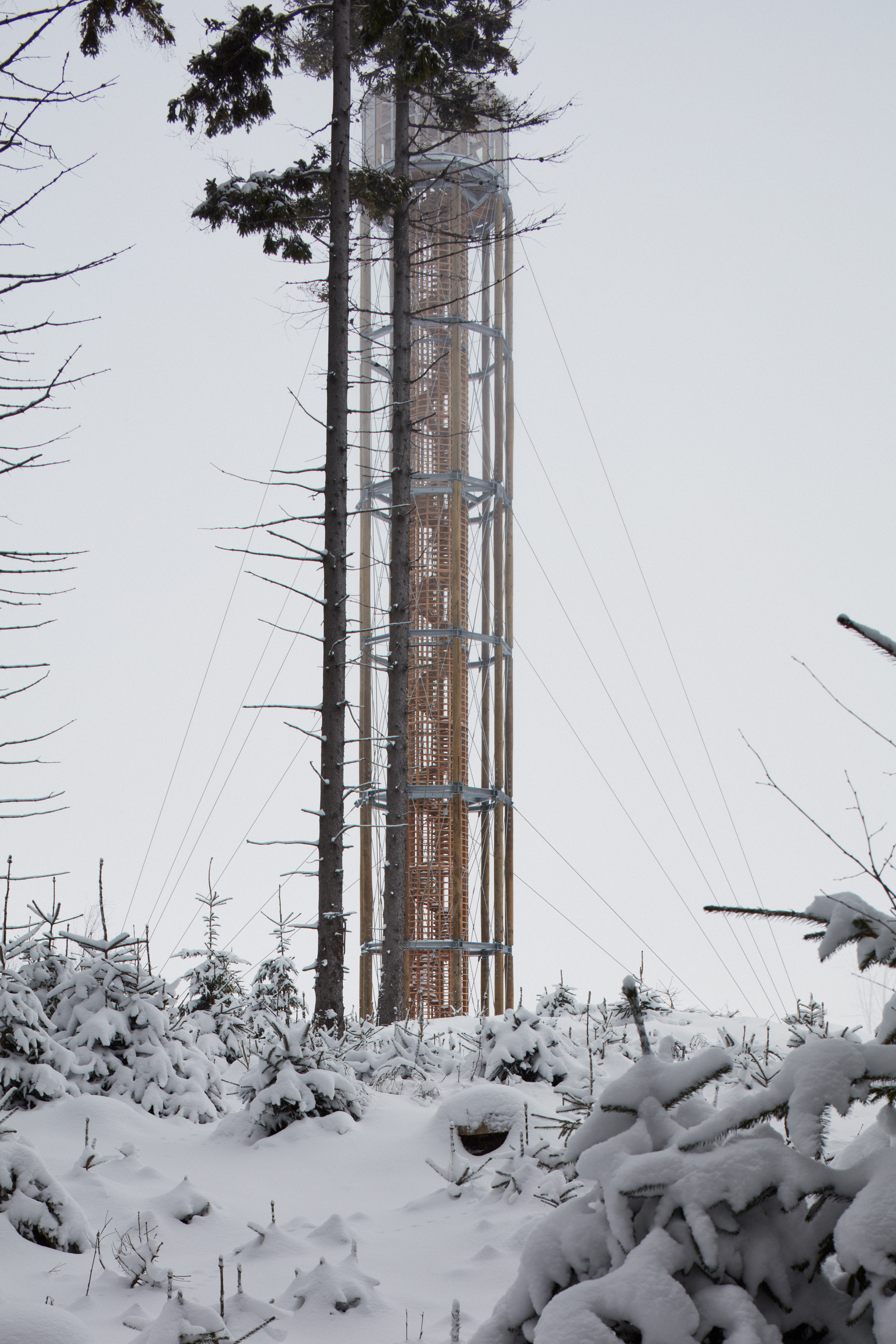 捷克 Kraličák 滑雪胜地观景塔-37