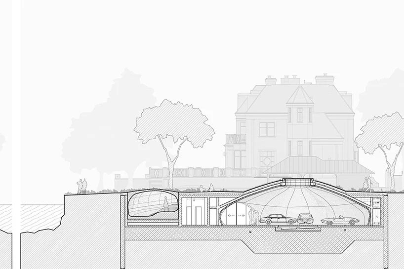 英国 Aston Martin 汽车展示厅绿色地下空间设计-1