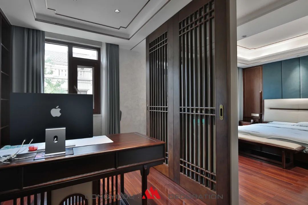 南昌绿地卢塞恩新中式别墅丨中国南昌丨丛一楼装饰-24