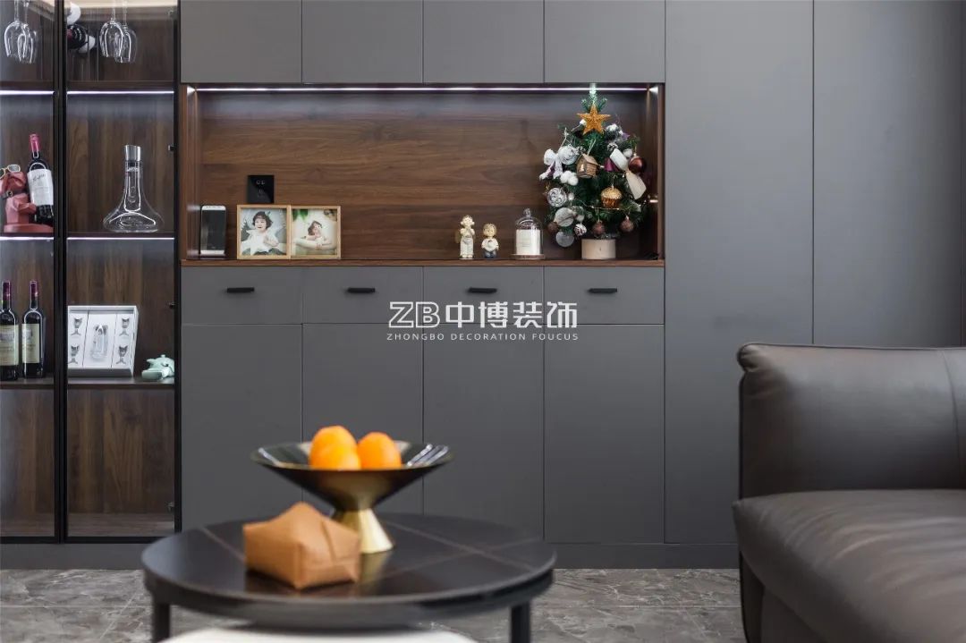 【中博案例】128方现代轻奢，三口之家的小确幸，温馨雅致！-23