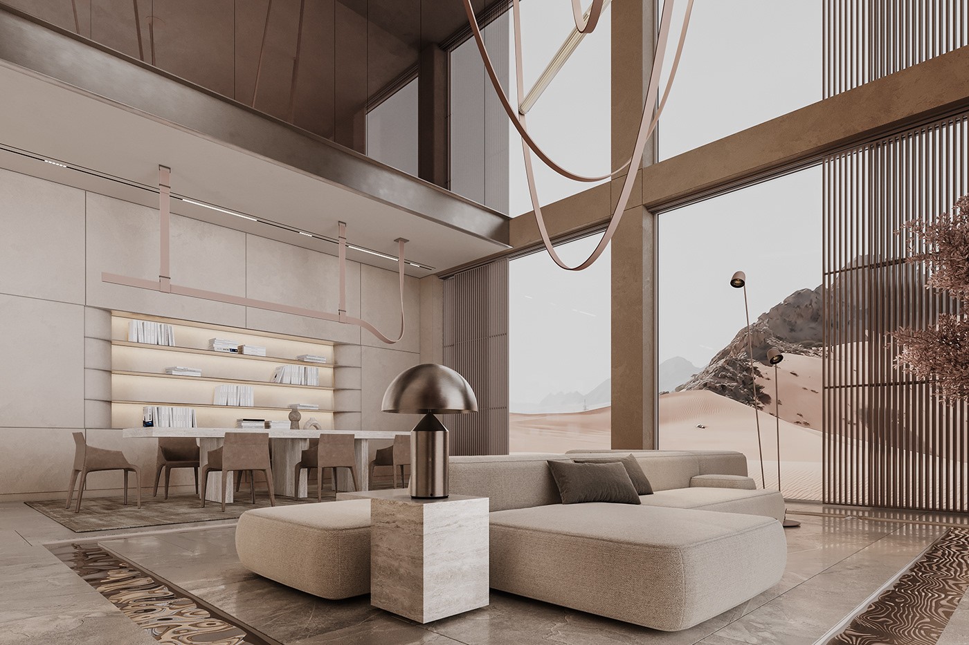 高级素色+木质风 别墅设计！-7