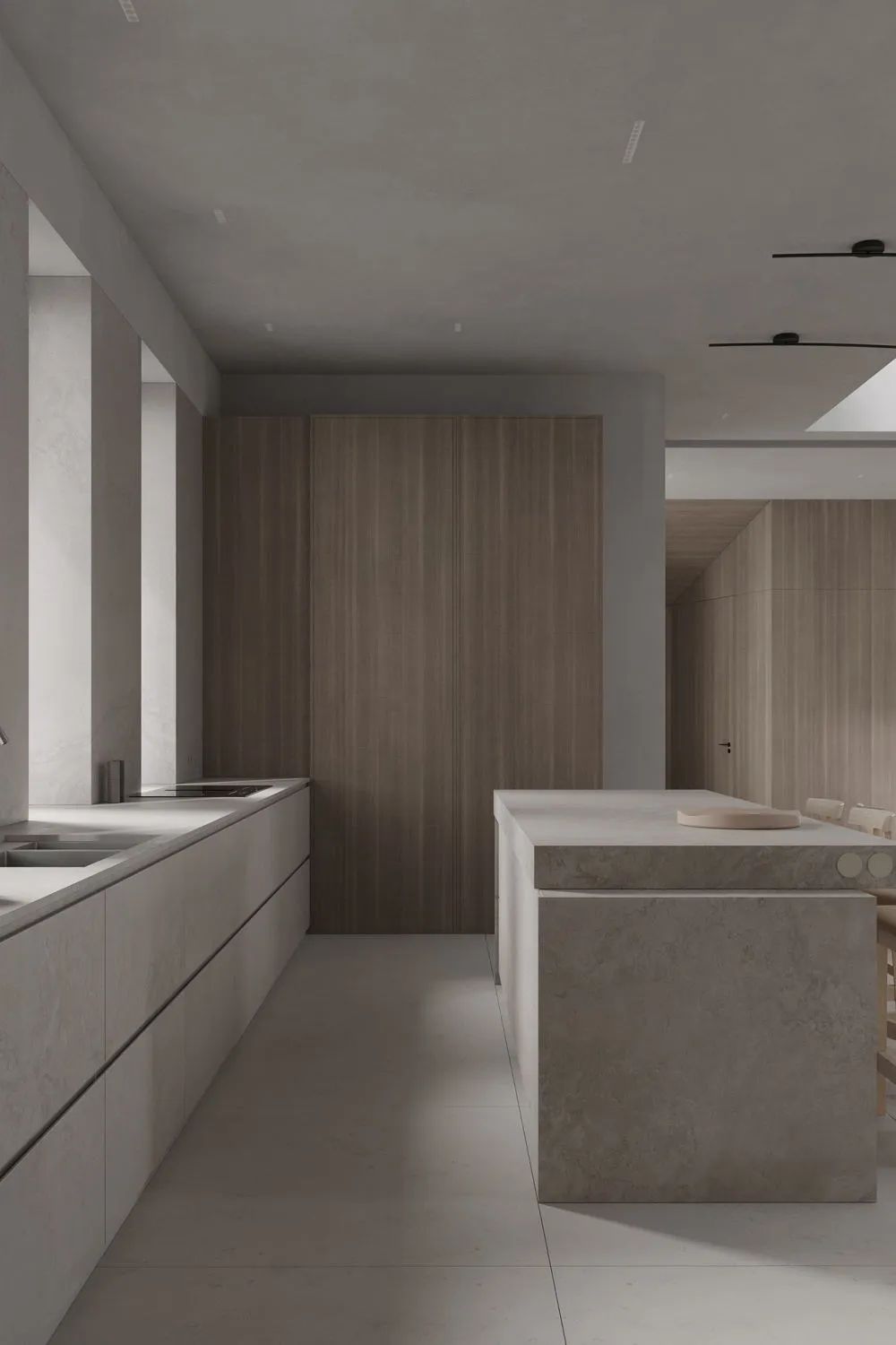 盐系简约,静美!灰白木色打造宁静家居空间丨星艺装饰广州总部-33