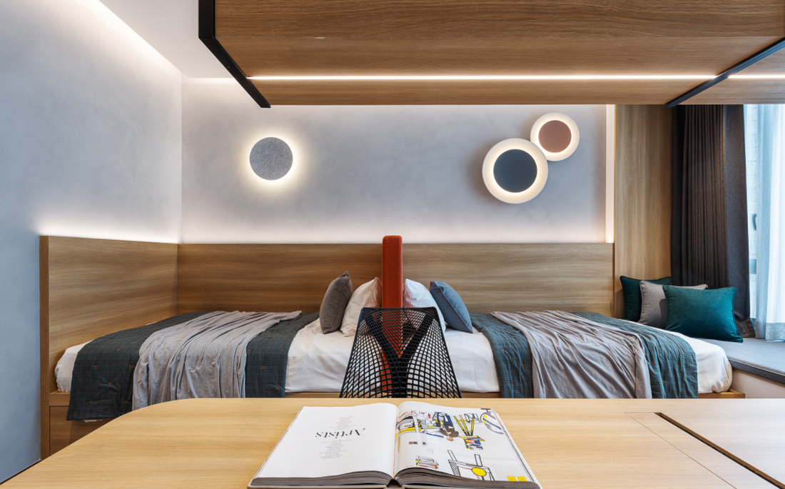 双胞胎的温馨卧室-17