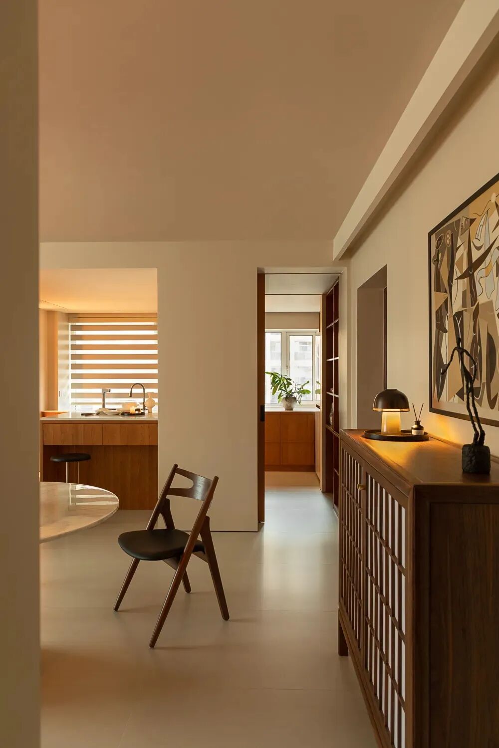 135㎡木色暖调松弛家私宅设计丨中国重庆丨苑邸设计-52