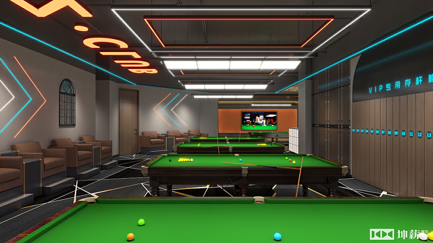 ZZ CLUB 台球室丨中国北京丨坤薪整装-23