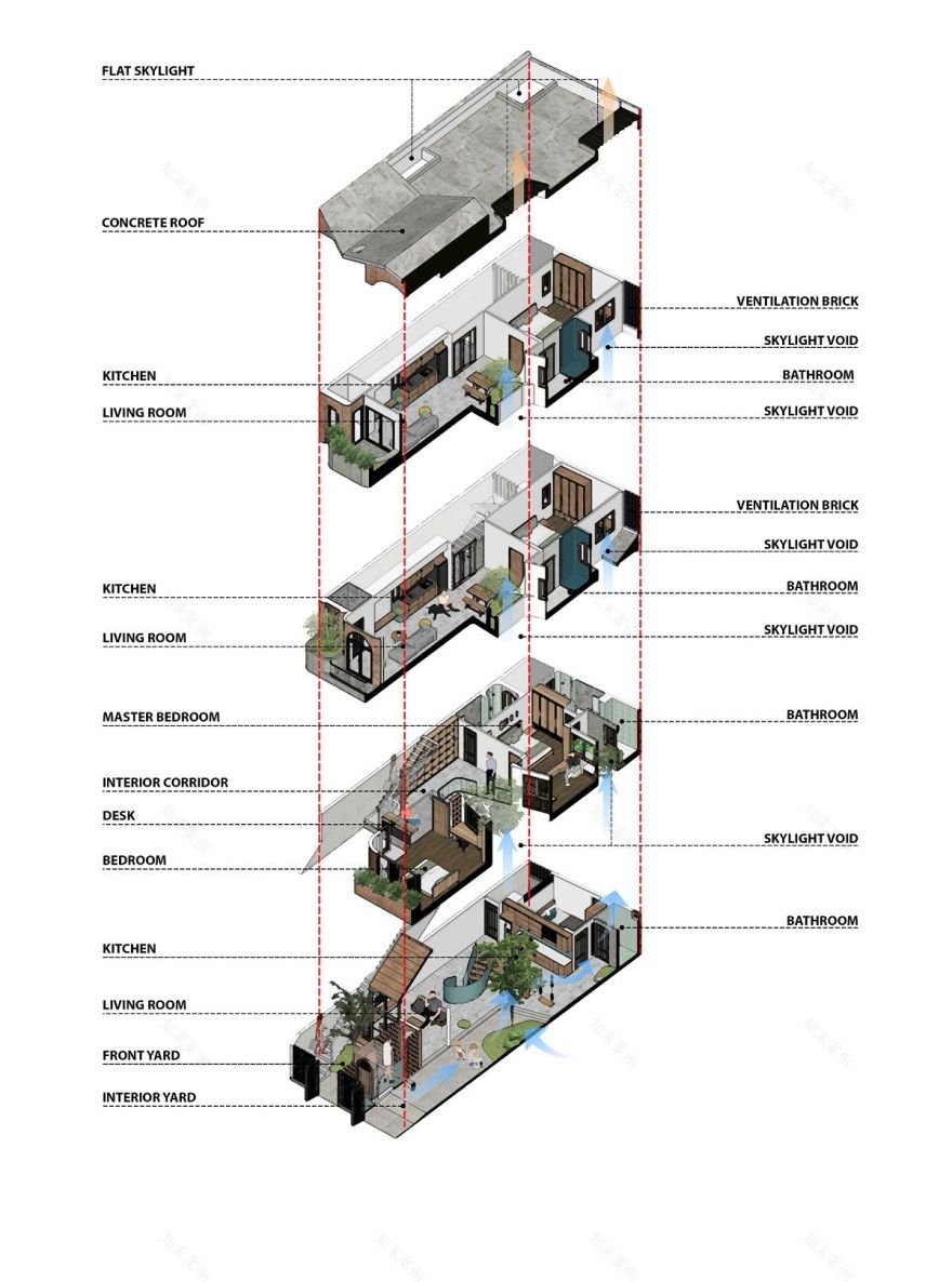 宁静质感家居,混凝土与木头的温暖对话-11