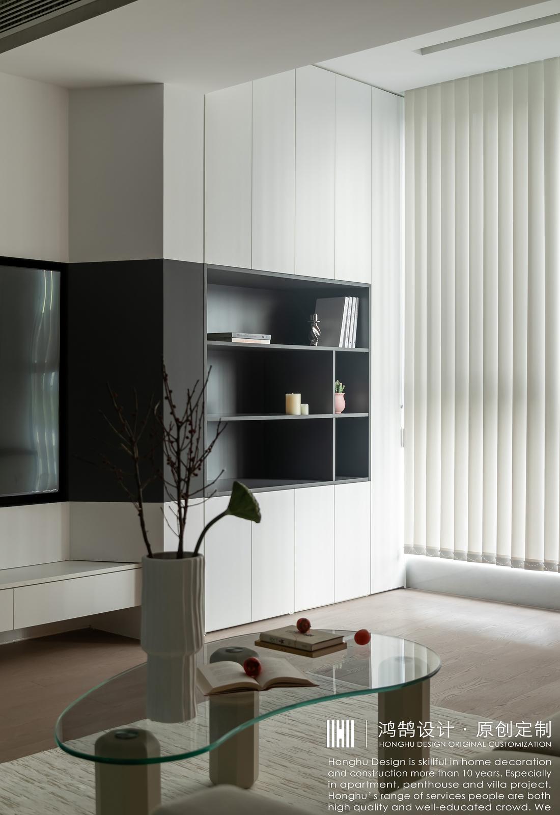 奶油中古风平层设计-8