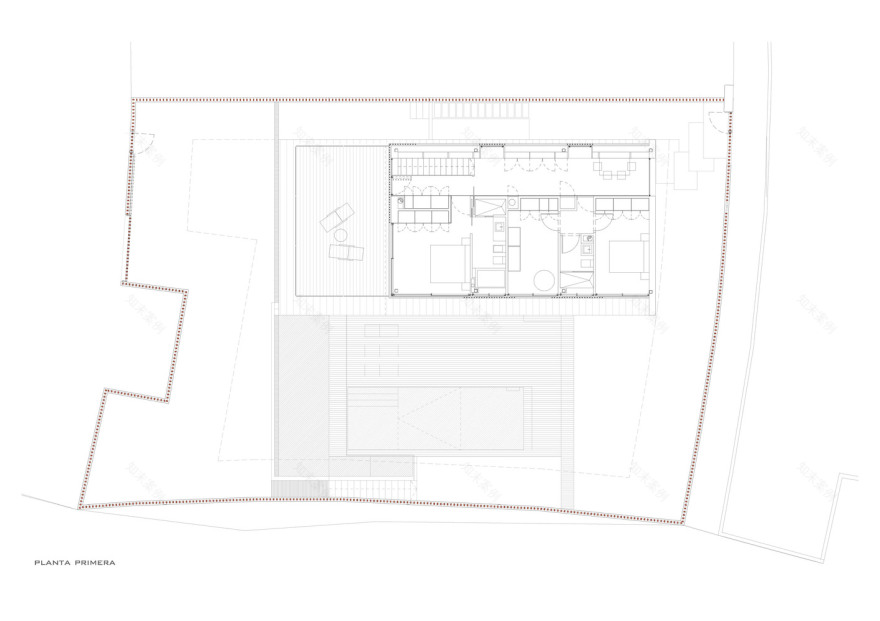 西班牙 Punta Canide 家庭别墅 | 混凝土、木材和玻璃的巧妙运用-30