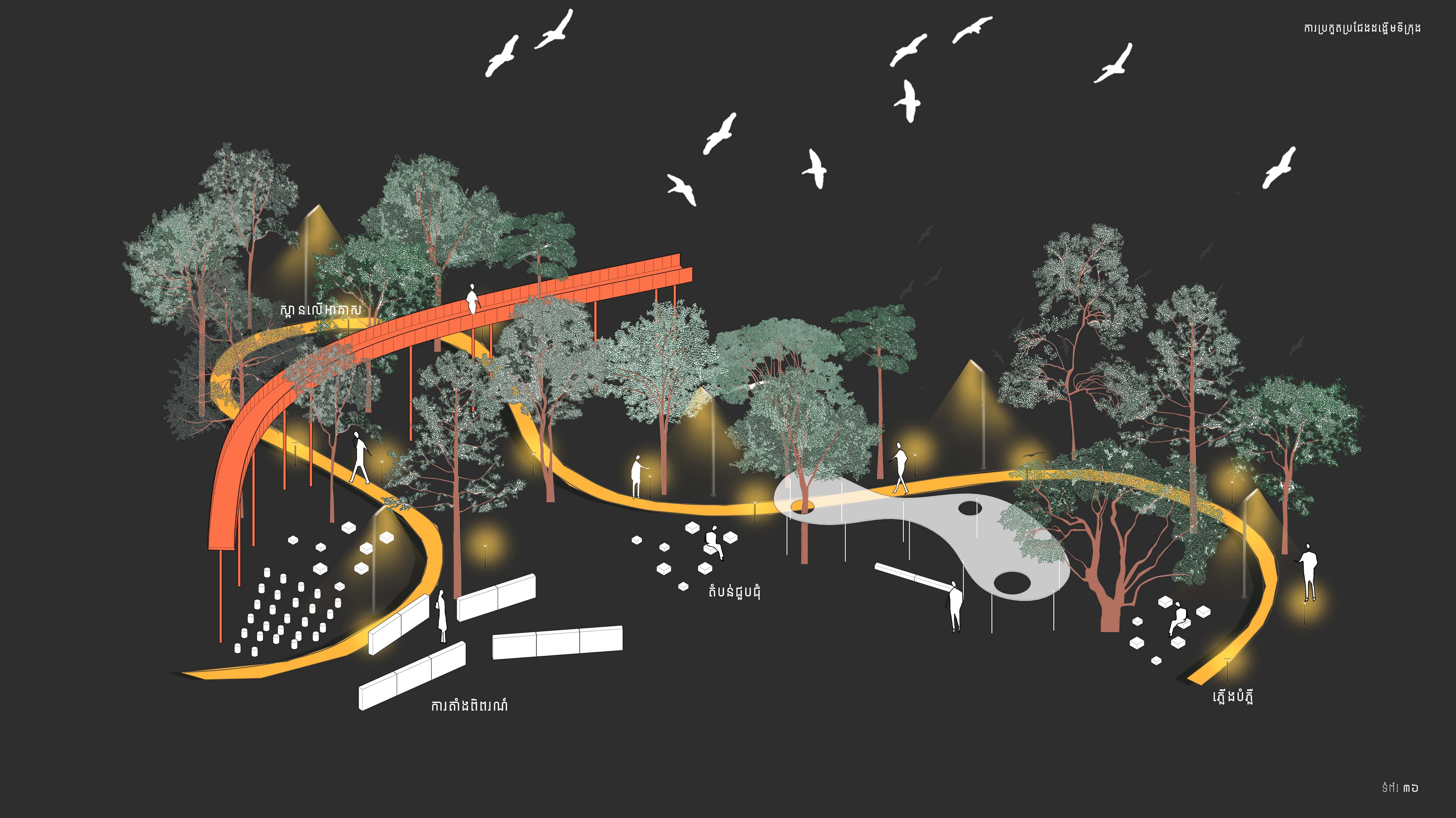 1ST PRIZE/ ACC URBAN DESIGN COMPETITION -WAT PHNOM-38
