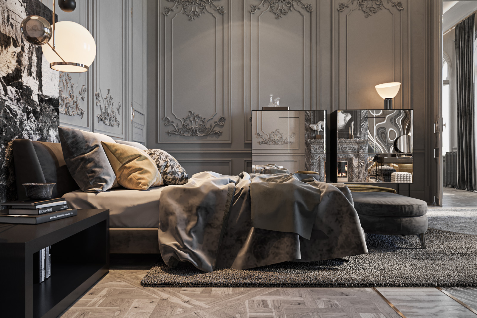 巴黎住宅设计丨法国巴黎-40