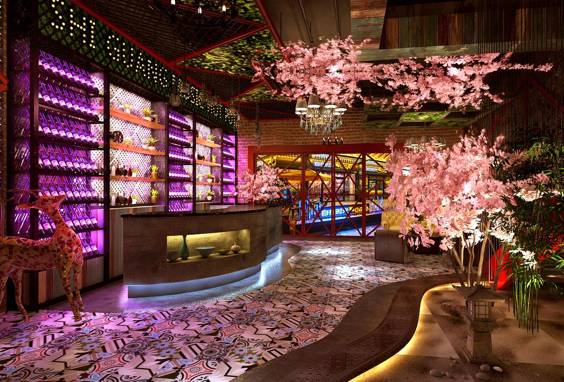 工业风音乐餐厅“时光餐吧”设计，展现独特魅力-2