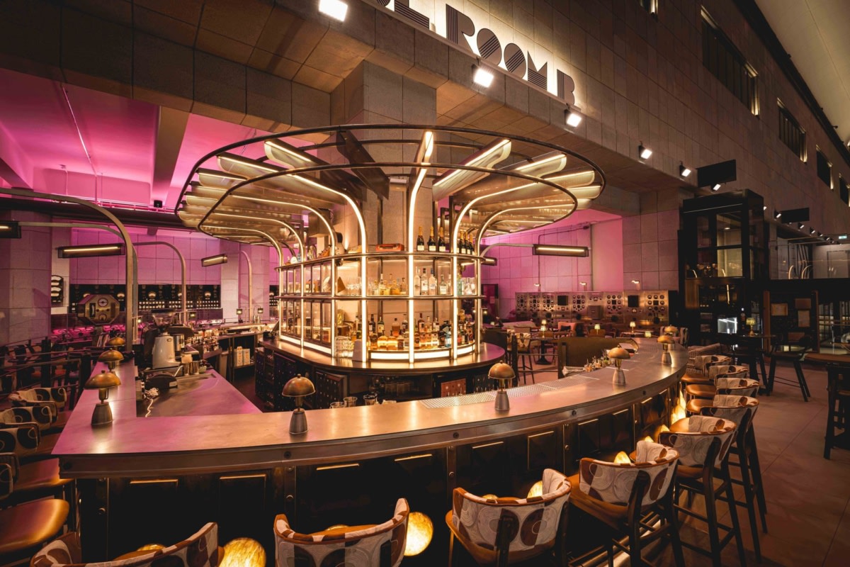 巴特西发电站控制室 B 酒吧丨英国伦敦丨Ellis Design Studio-14