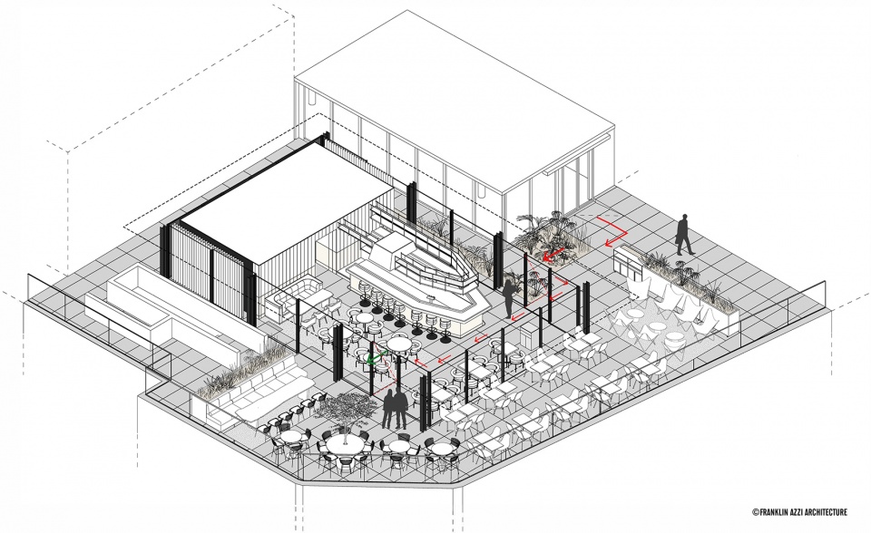 巴黎老佛爷百货屋顶露台设计丨法国巴黎丨Franklin Azzi Architecture-23