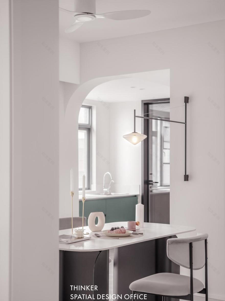 150 平奶油色家居-17