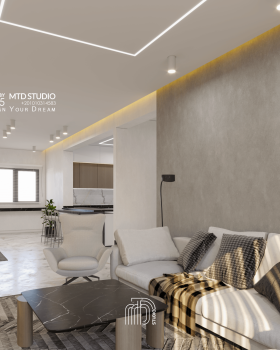 INT-2501 | Reception / Living Area Interior Design.