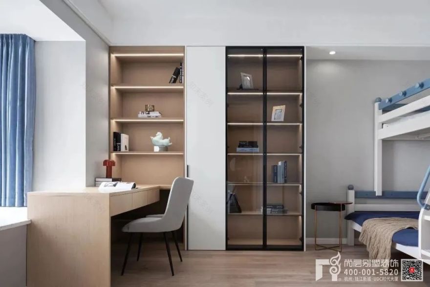 现代大平层设计丨杭州尚层装饰-43