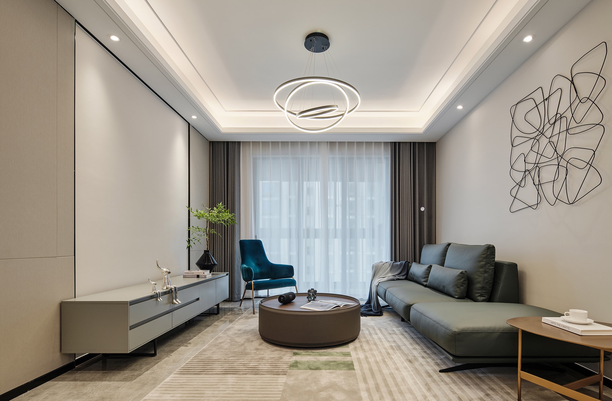 卓色软装 · 无限遐想,塑造简奢诗境-4