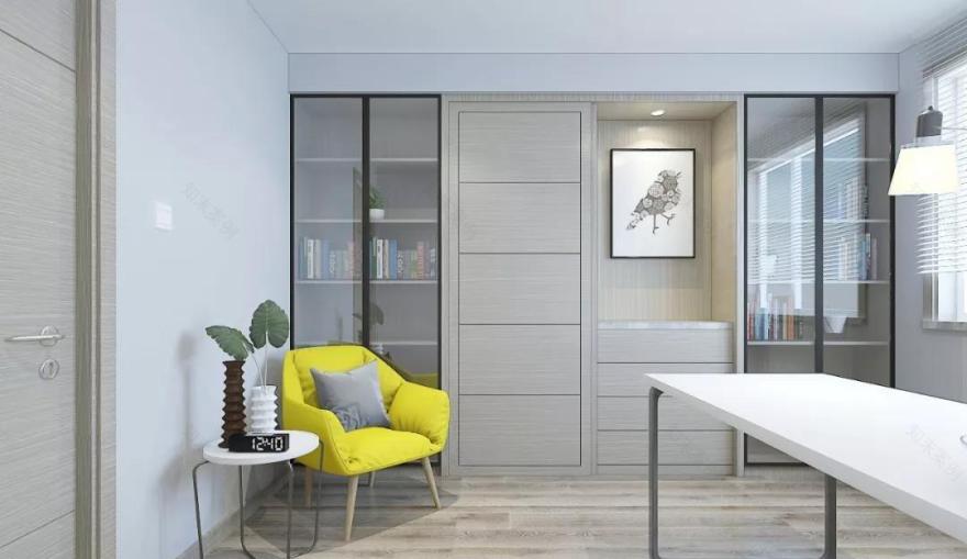 许宅 | 180㎡现代北欧风住宅室内设计案例-24