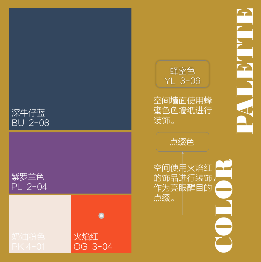 黄色系空间设计丨紫苹果装饰-33