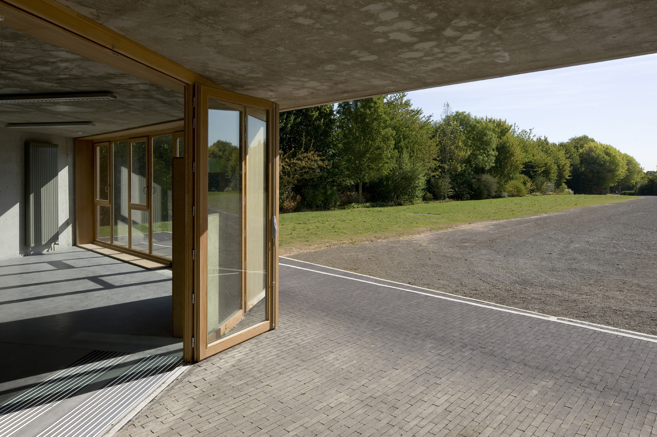 法国卡昂公园服务中心绿色建筑设计-5