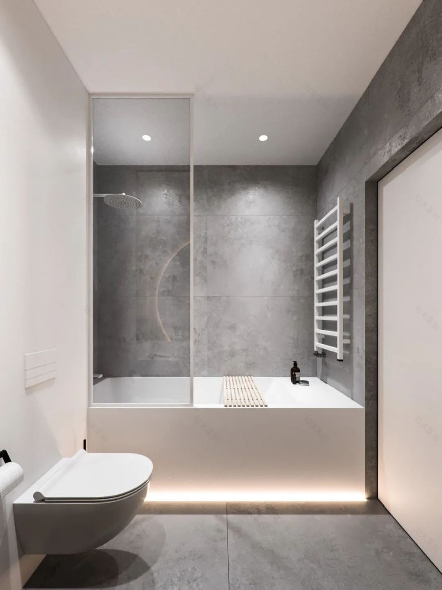 TSAUNYA 工作室现代住宅设计 | 灰木色系蓝色打造精致生活空间-38