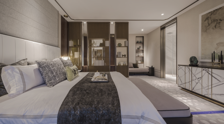 内敛空间力量感,打造呼吸生活氛围丨上海云素空间设计-40