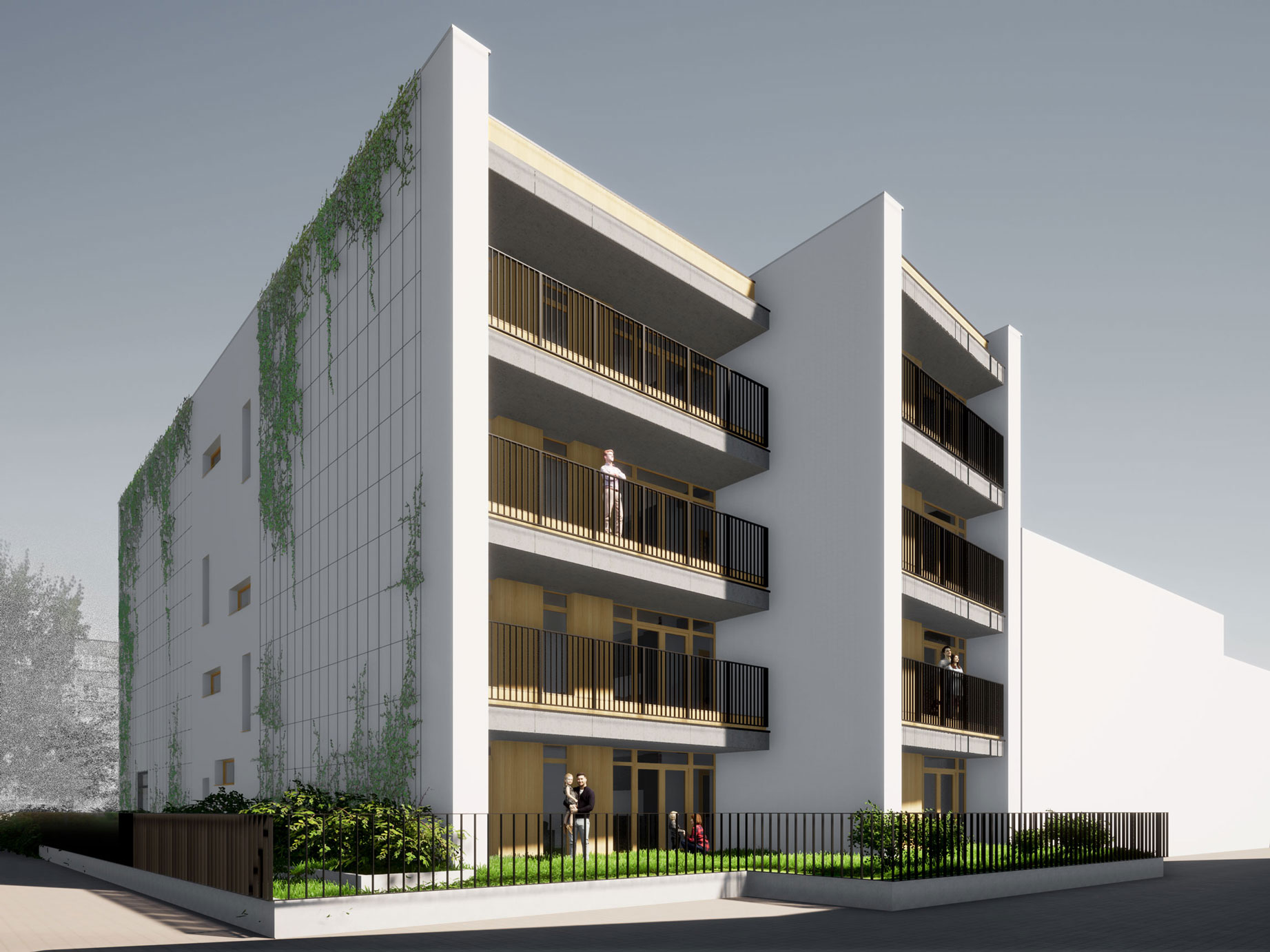 ·2108·Łąkowa小体量多户住宅项目丨波兰丨Natkaniec Olechnicki Architekci-5