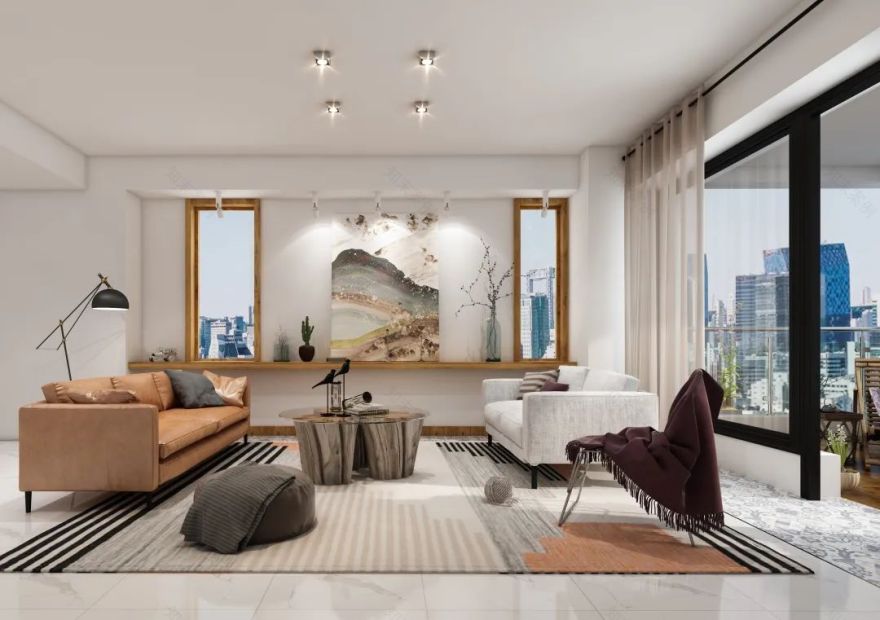 横厅户型的 N 种设计方案-24