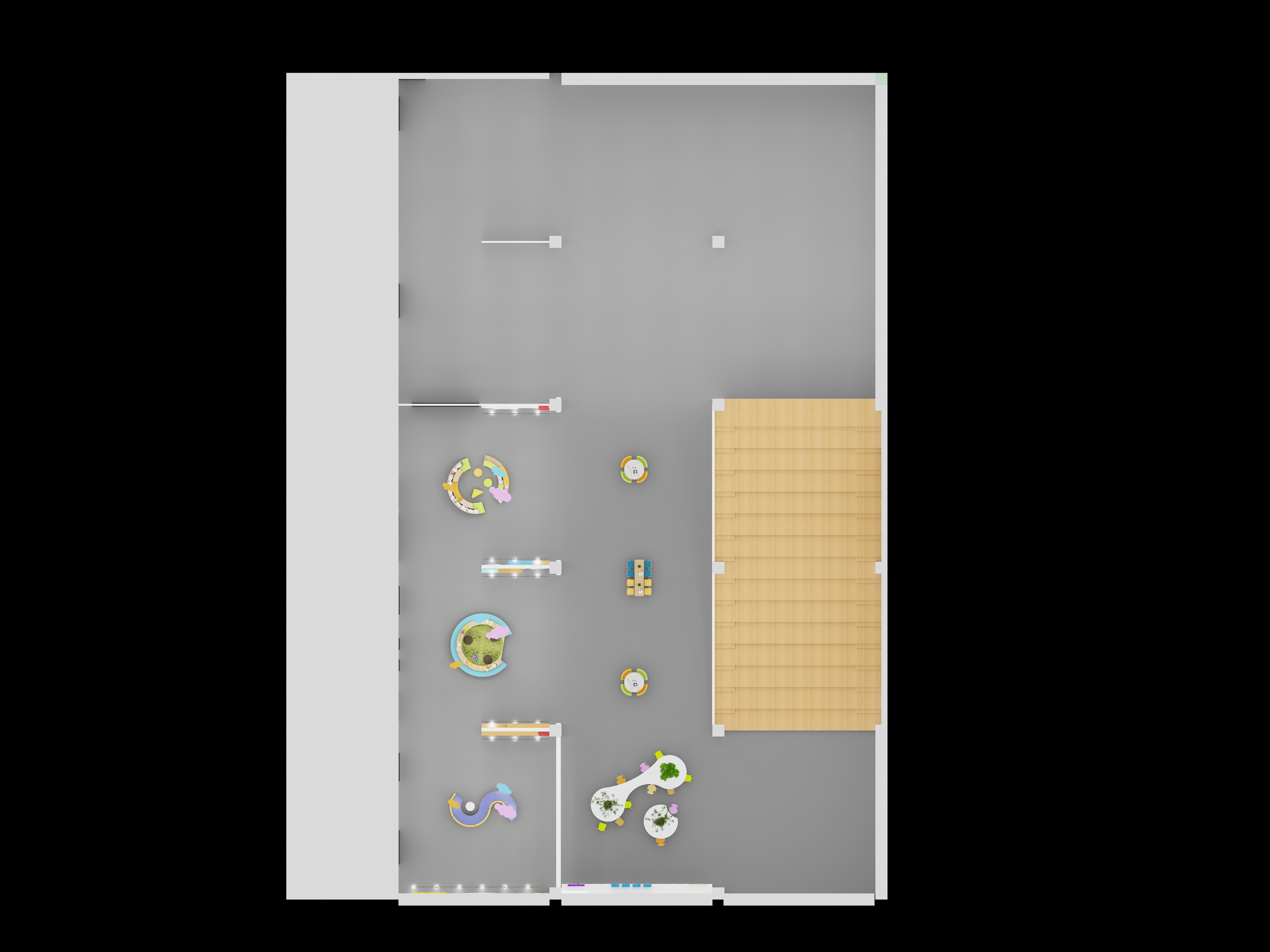 某校阅读空间设计-8