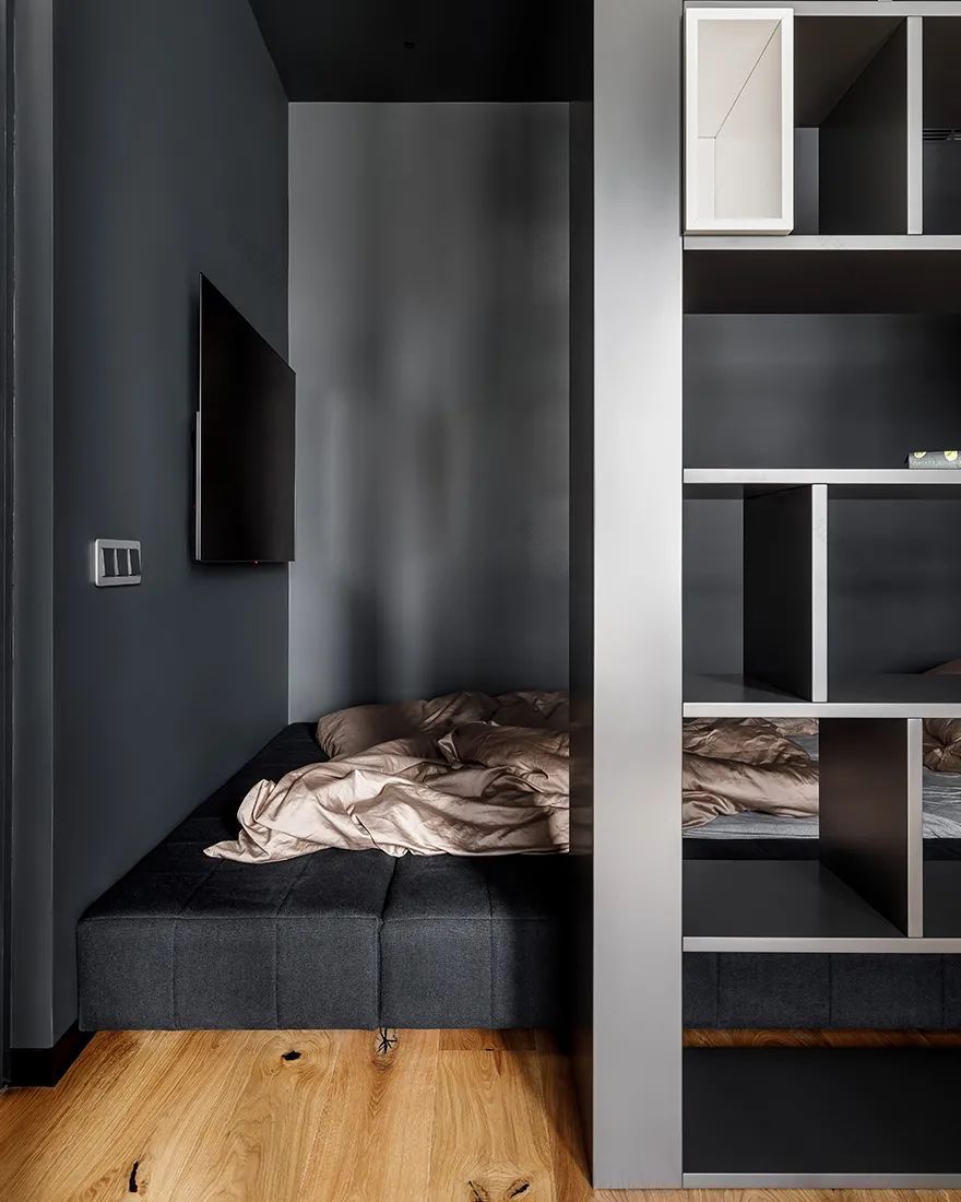 俄罗斯单身公寓设计丨Katya Svanidze-54