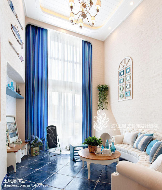 金石·香墅岭二期·清新地中海丨蒙古丨北京王凤波装饰设计机构-30