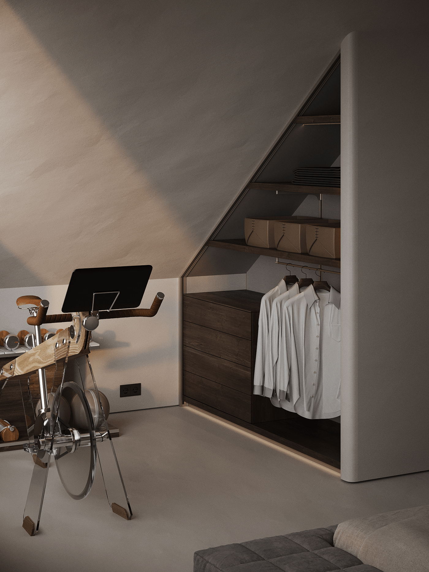 中性色系公寓设计 这也太高级了吧-22