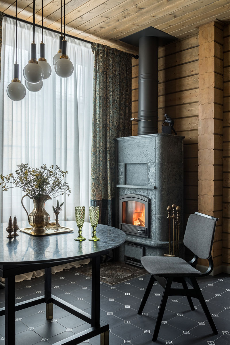 莫斯科郊区温馨木屋别墅设计-2