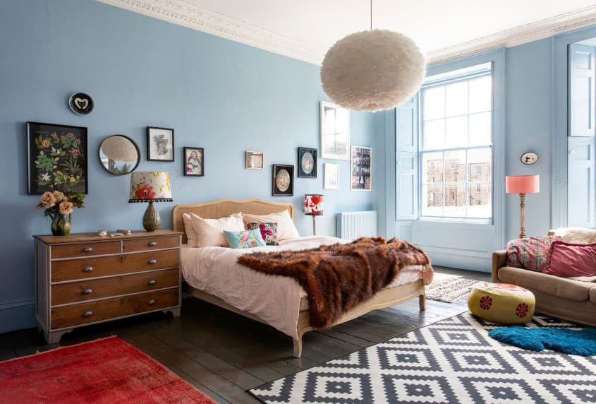 色彩斑斓的苏格兰爱丁堡乔治亚风格公寓-17