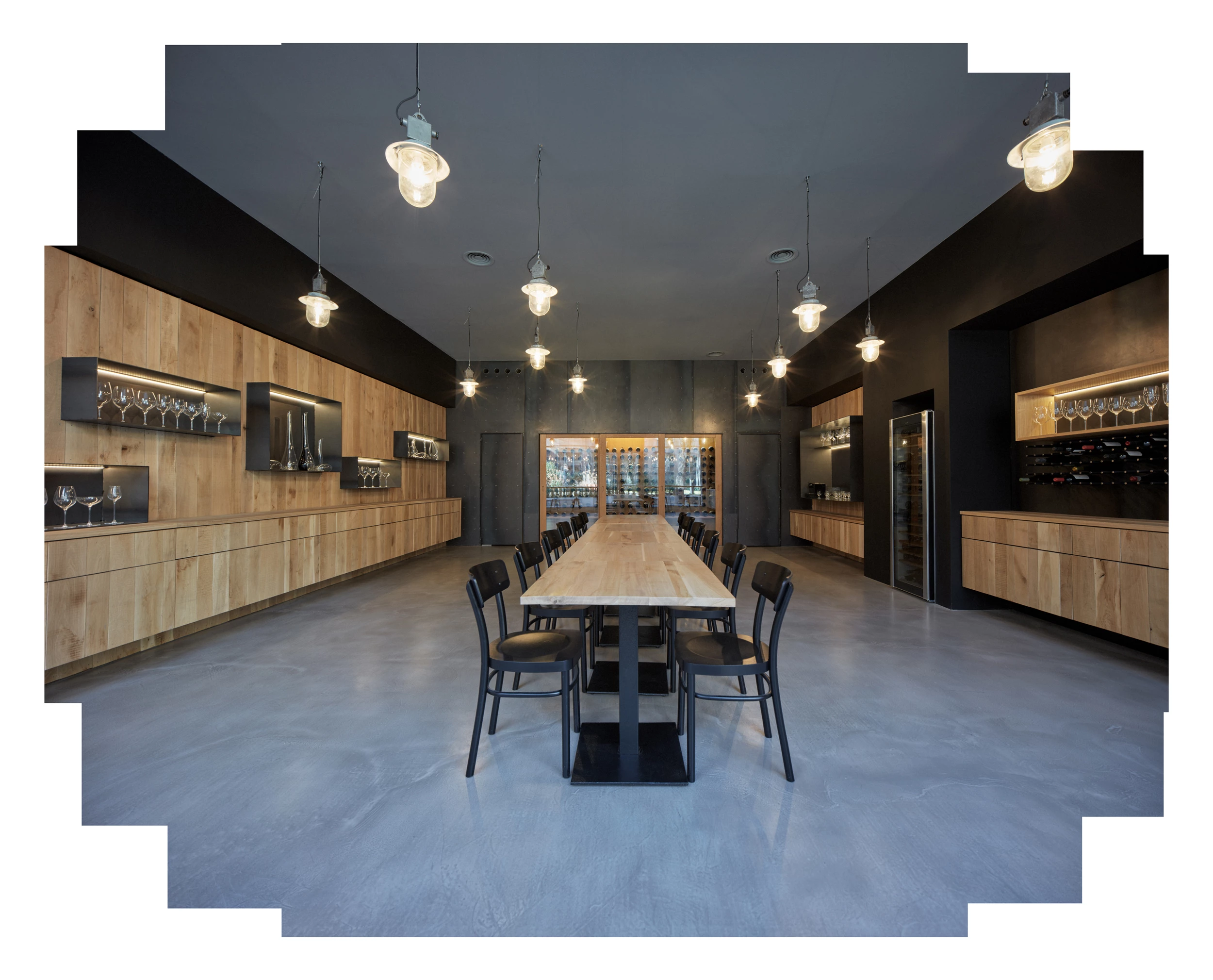 RIEDEL 酒杯捷克展示店,纯美玻璃与原始材料的对话-8