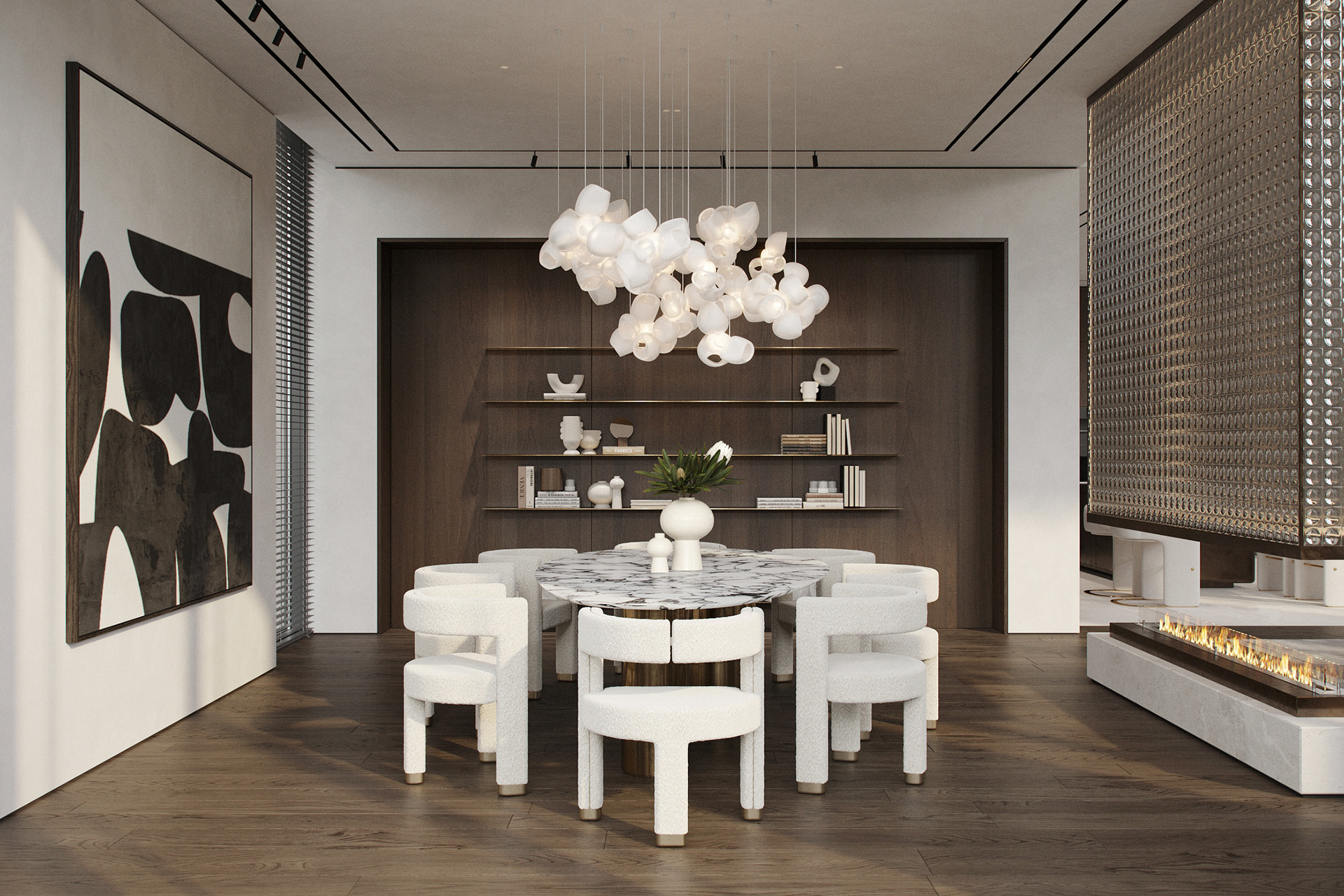 620平 别墅空间设计，简约舒适！-9