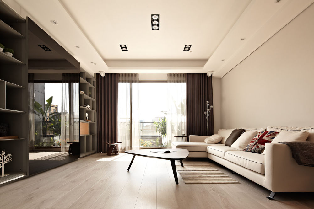 “Sun from the West Coast” Contemporary Apartment in Taipei by Alfonso Ideas    .-0