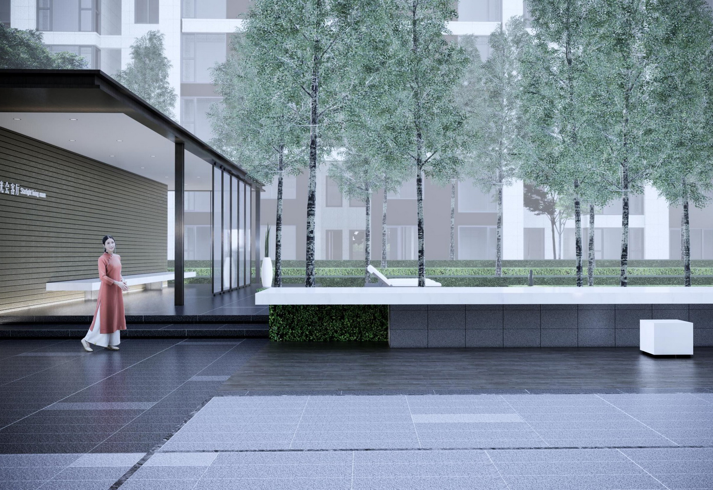 万科城星光会客厅SU模型-2