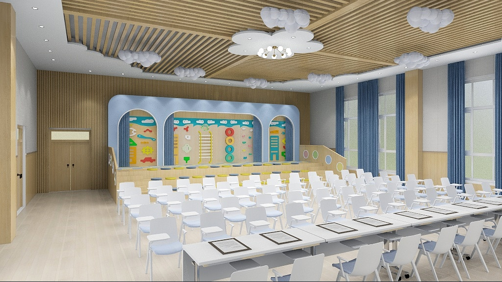 幼儿园多功能厅设计-12