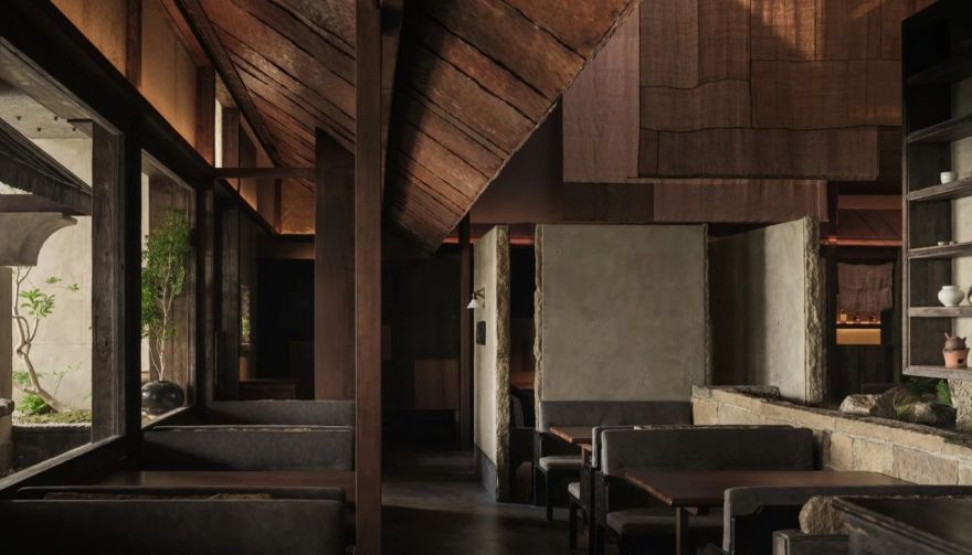 深圳湾万象城元古雲境餐厅,杭州灵隐寺元古觀山丨中国杭州丨无之设计-57