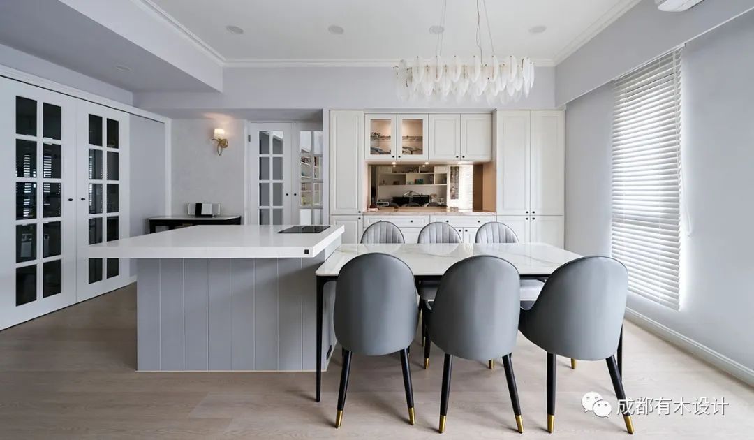 现代乡村风淡紫铃兰花色家邸设计丨欧德-0