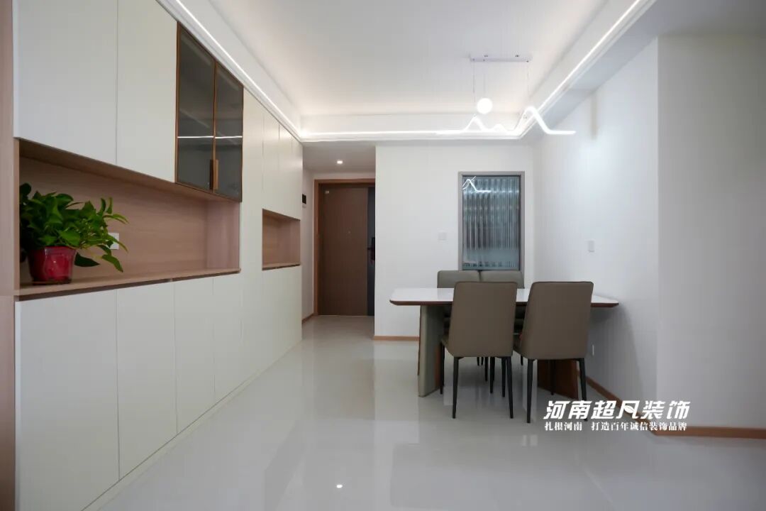 完工首发丨二七区名门橙邦·悦橙苑，124平现代风格，色彩纯粹简约大气-55