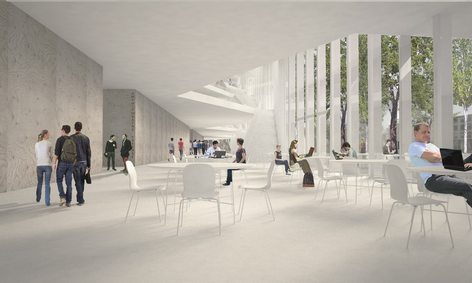 巴黎·萨克雷大学理工学院学习中心-11