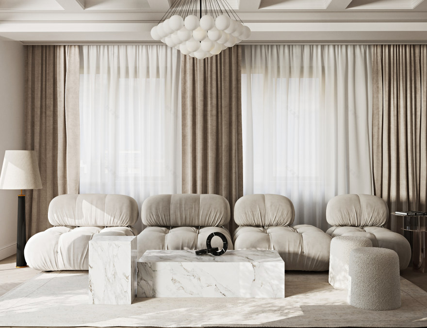 希腊现代经典房屋室内设计-8