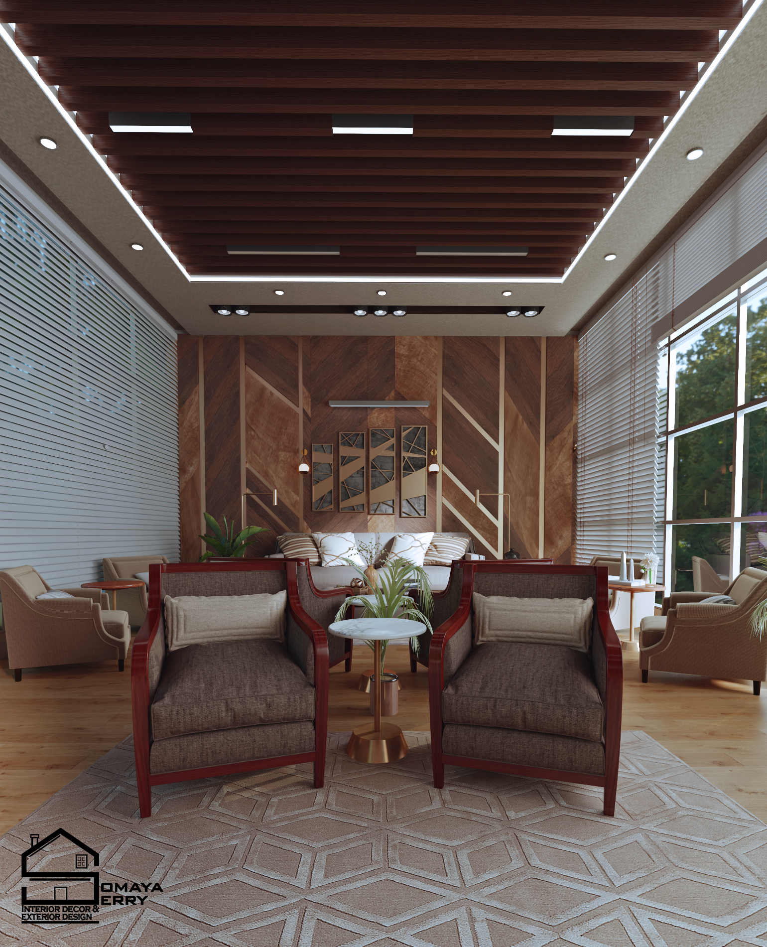 Modern lobby and waiting area-2