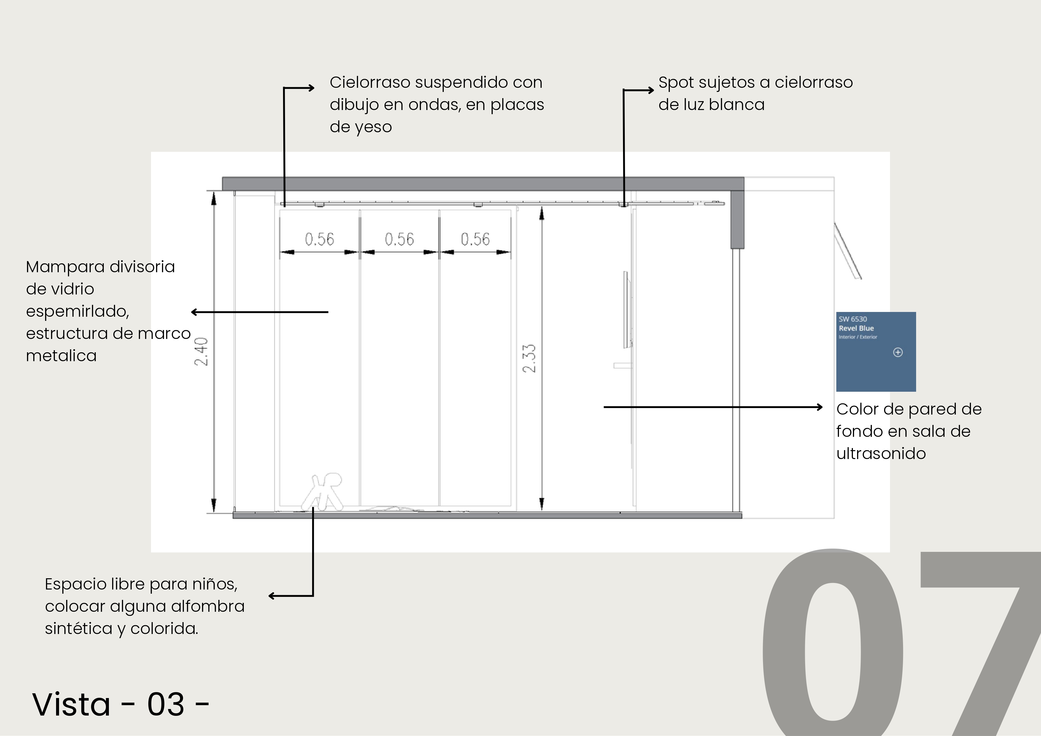 Diseño interior para Consultorio médico-8