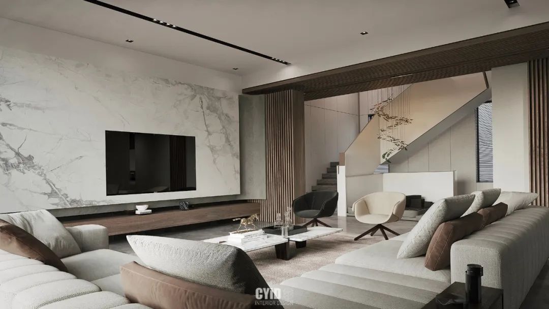 萧山别墅设计，至美大宅的现代自然主义演绎-14