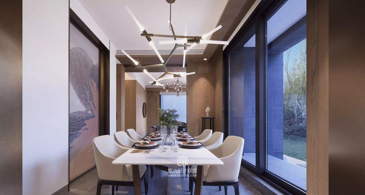 琚宾 新作--郑州美景东望别墅“二木”-22