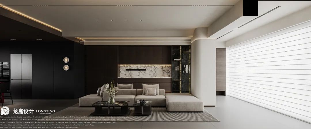 新案 春翠里墨色意式，暗涌是不息的姿态丨龙庭设计-13