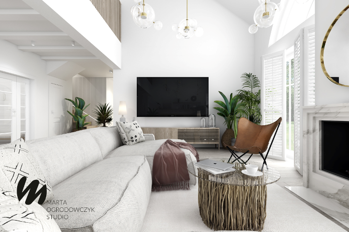 现代波西米亚风格住宅首层设计丨波兰华沙丨Marta Ogrodowczyk,Marta Piórkowska-19